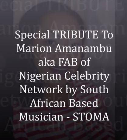Special Song Tribute to Marion Amanambu By KELECCI of South Africa